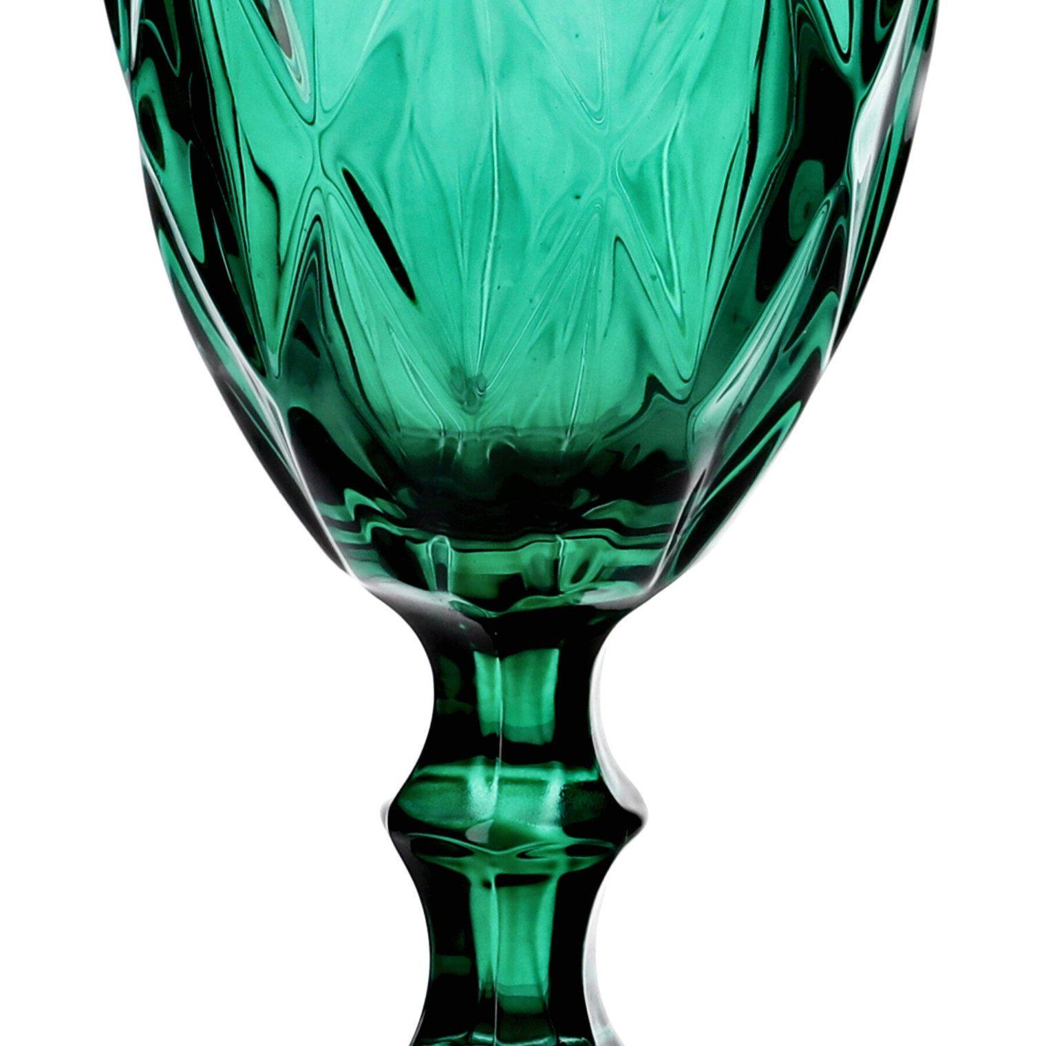 Набор бокалов для вина Homla LUNNA 310 мл 4 шт. Зеленый (163838) - фото 5 Набор бокалов для вина Homla LUNNA 310 мл 4 шт. Зеленый (163838) - фото 5