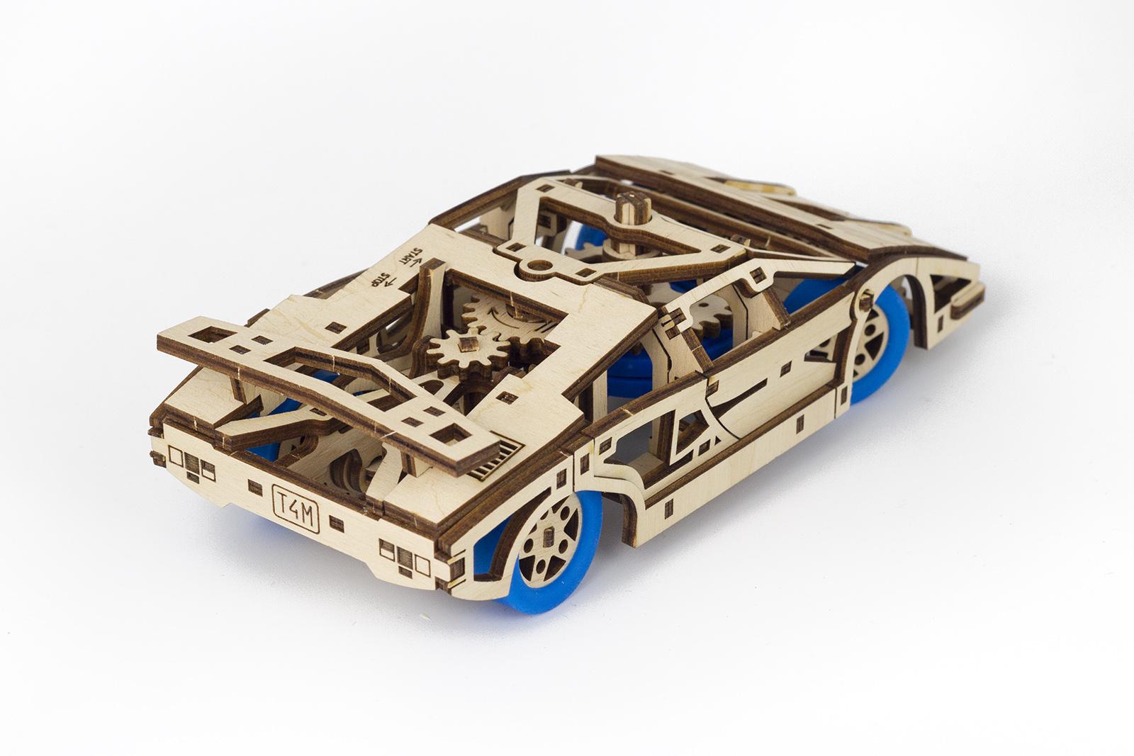 Конструктор механічний 3D Time for Machine Raging Bull автомобіль Синій (T4M380304DBL) - фото 5 Конструктор механічний 3D Time for Machine Raging Bull автомобіль Синій (T4M380304DBL) - фото 5