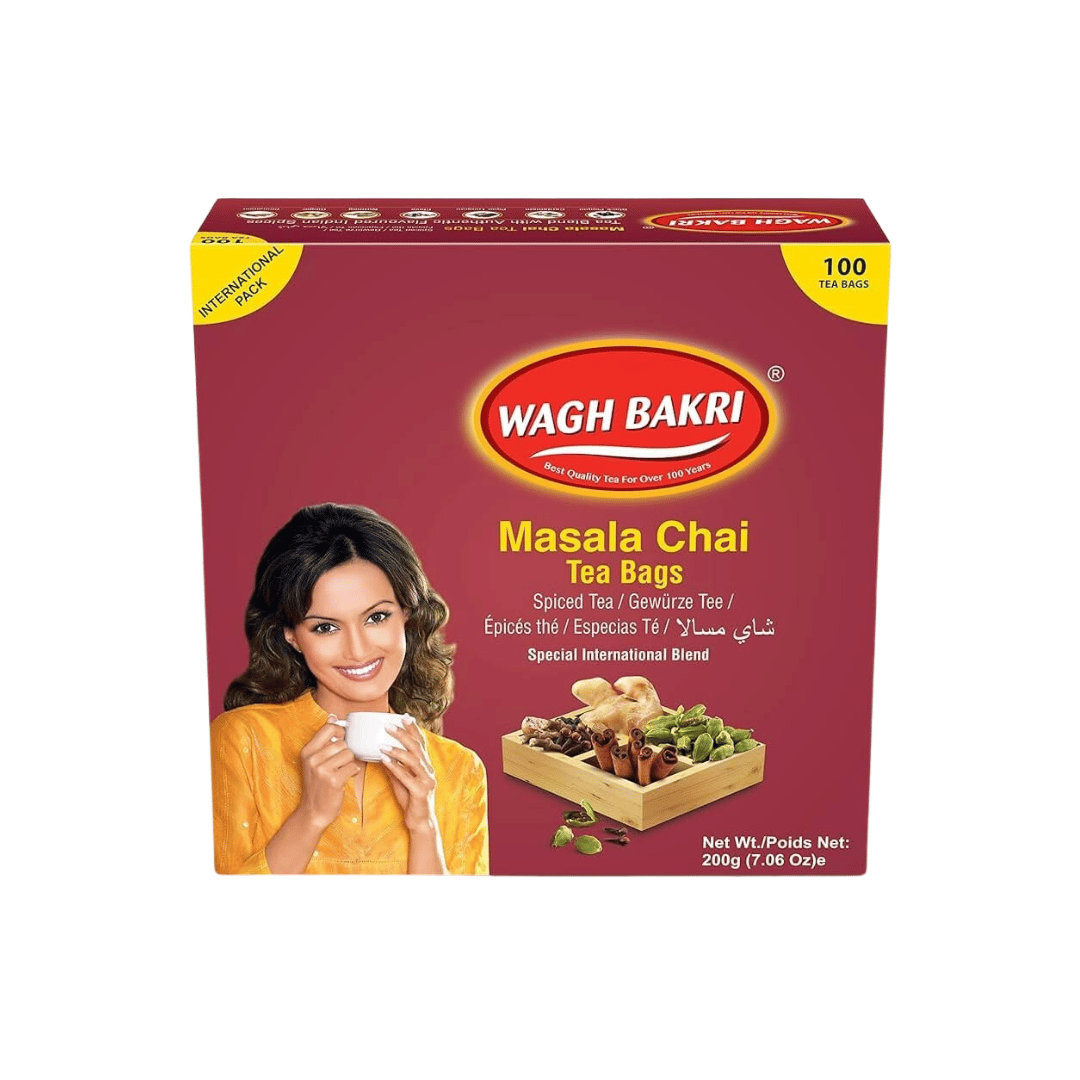 Чай масала Wagh Bakri со специями 100 пакетиков (8901747003694)