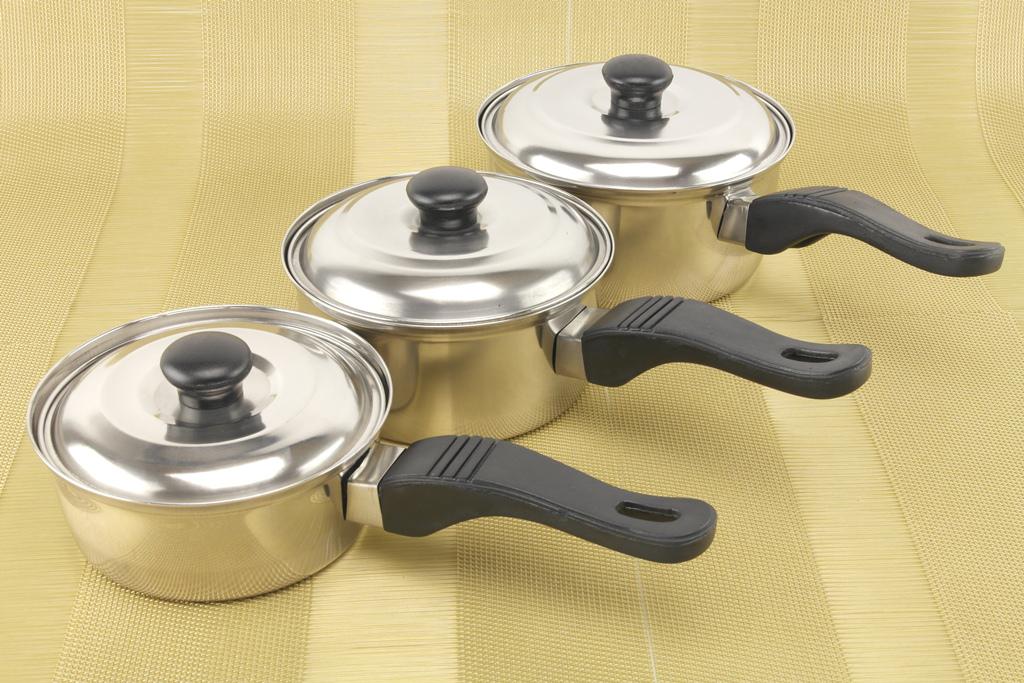 Набор ковшиков с крышками A-Plus 0776 3 шт. (DR001236)