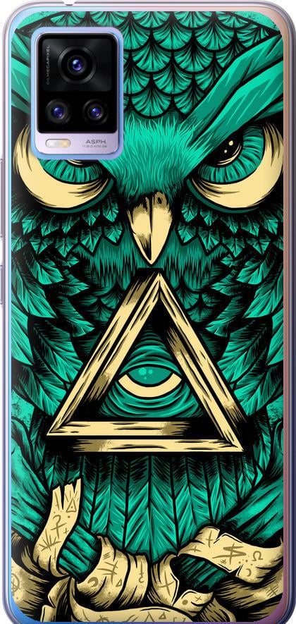 Чехол на Vivo V20 Сова Арт-тату (3971t-2127-42517)