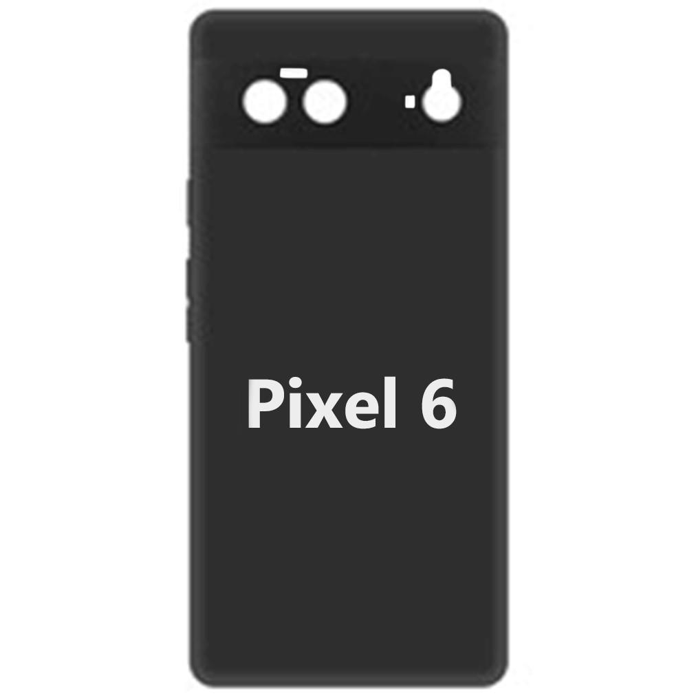 Черный силиконовый чехол для Google Pixel 6 (с микрофиброй внутри) - фото 1 Черный силиконовый чехол для Google Pixel 6 (с микрофиброй внутри) - фото 1