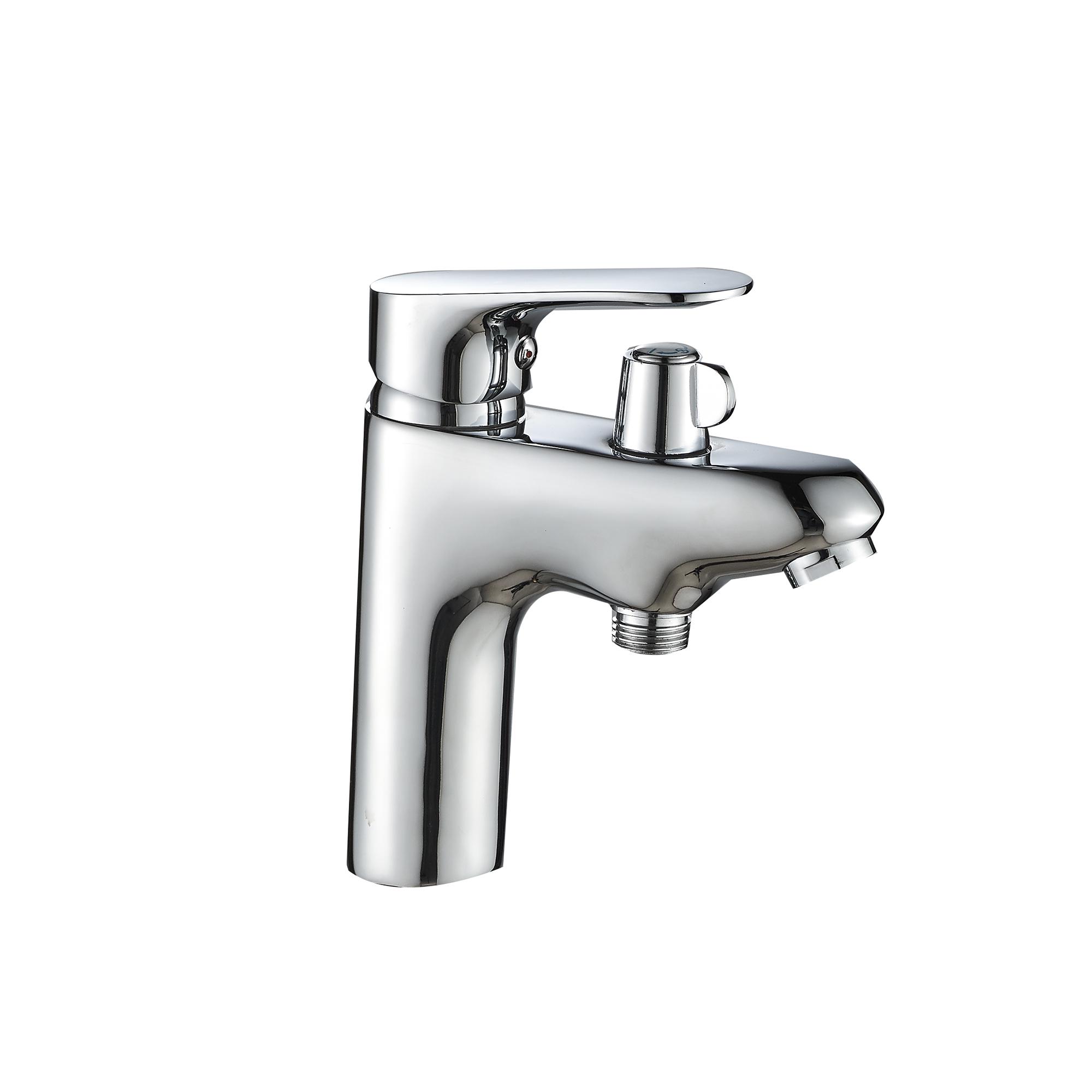 Змішувач для ванни Lidz Tani 011F на борт/c душовим гарнітуром k35 Chrome (LDTAN011FCRM44977)