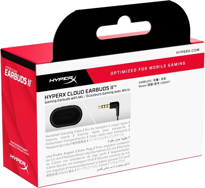 Наушники HyperX Cloud Earbuds II Черный - фото 8
