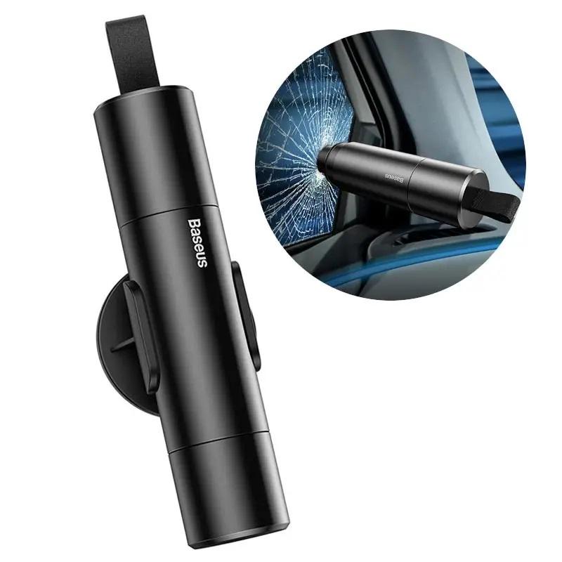 Молоток автомобільний BASEUS Sharp Tool Safety Hammer Dark Gray (CRSFH-0G) - фото 2 Молоток автомобільний BASEUS Sharp Tool Safety Hammer Dark Gray (CRSFH-0G) - фото 2