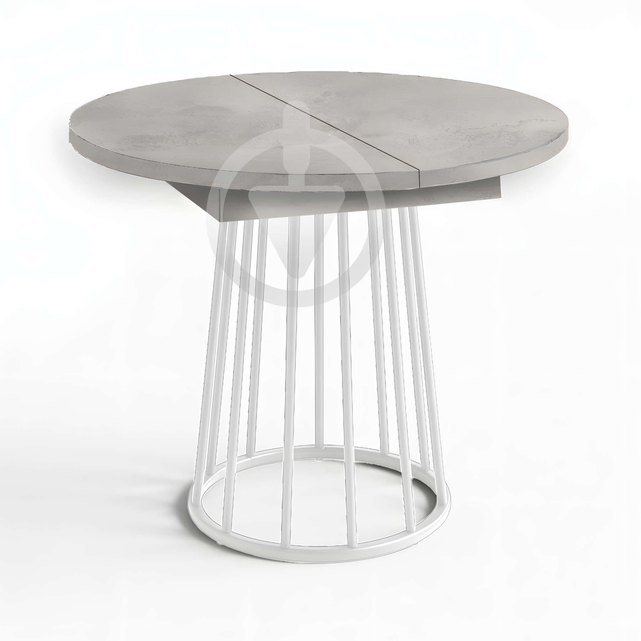 Стол кухонный раскладной RoMax Elegant Slide 80x80/110x80 см Loft Индастриал/Белый - фото 1 Стол кухонный раскладной RoMax Elegant Slide 80x80/110x80 см Loft Индастриал/Белый - фото 1