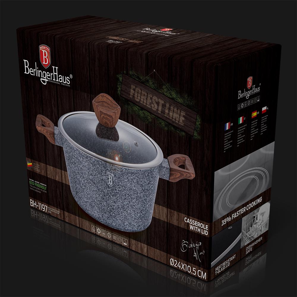 Каструля Berlinger Haus Forest Line BH1197 4,5 л (111929) - фото 2 Каструля Berlinger Haus Forest Line BH1197 4,5 л (111929) - фото 2