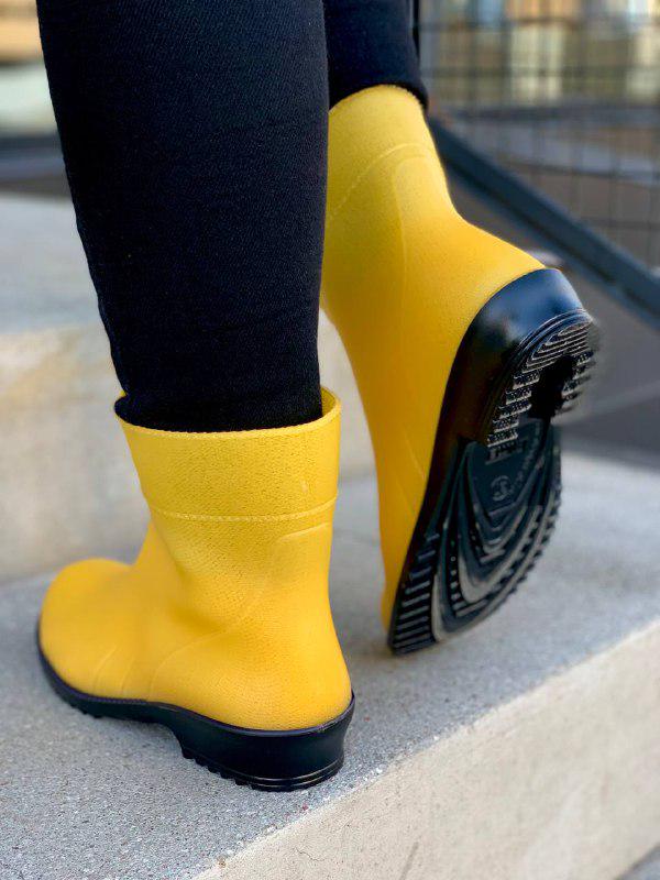 Жіночі гумові напівчоботи Litma р. 40 NEON Жовтий - фото 4 Жіночі гумові напівчоботи Litma р. 40 NEON Жовтий - фото 4