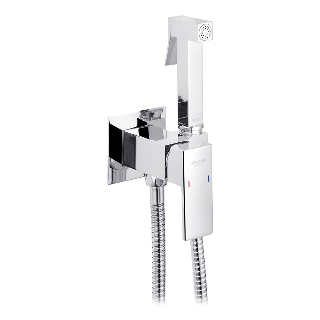 Гигиенический душ скрытого монтажа со смесителем Kroner KRP Bidet C083 (CV031551) Гигиенический душ скрытого монтажа со смесителем Kroner KRP Bidet C083 (CV031551)