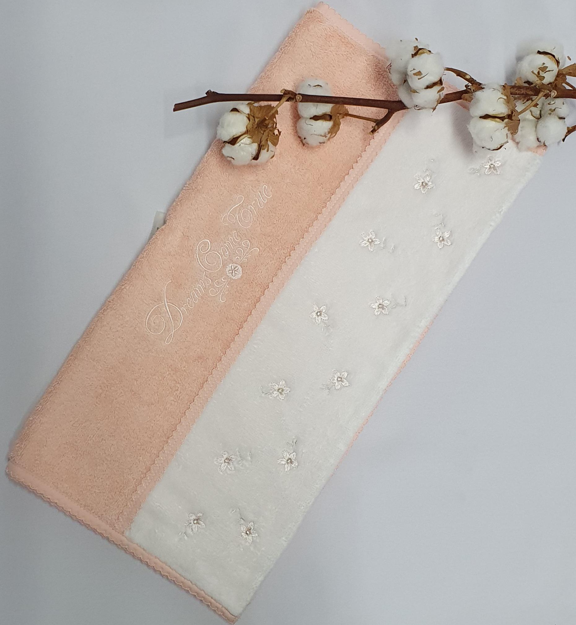 Полотенце Maison D'or Lavoine Flowers 50x100 Salmon (03MD33BF09)