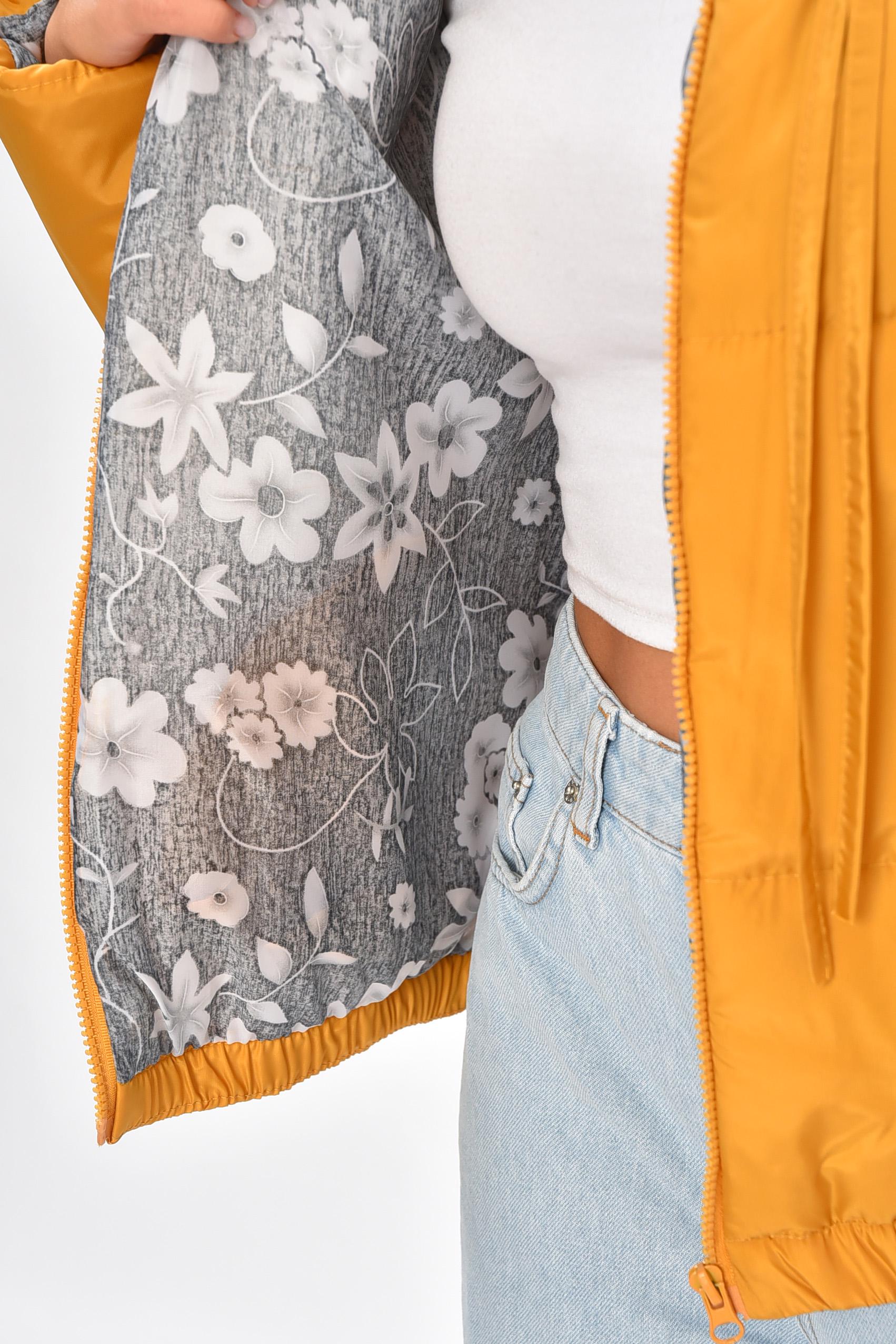 Куртка женская демисезонная S Темно-бежевый (205268) - фото 4 Куртка женская демисезонная S Темно-бежевый (205268) - фото 4