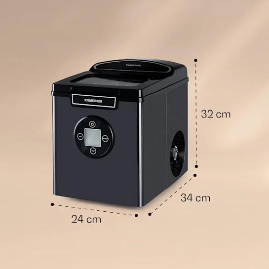 Ледогенератор KLARSTEIN Icemeister 2G LC дисплей из нержавеющей стали 12 кг/24 ч (10035712) - фото 8