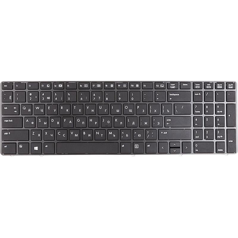 Клавиатура Power для ноутбука HP EliteBook 8560w черный фрейм