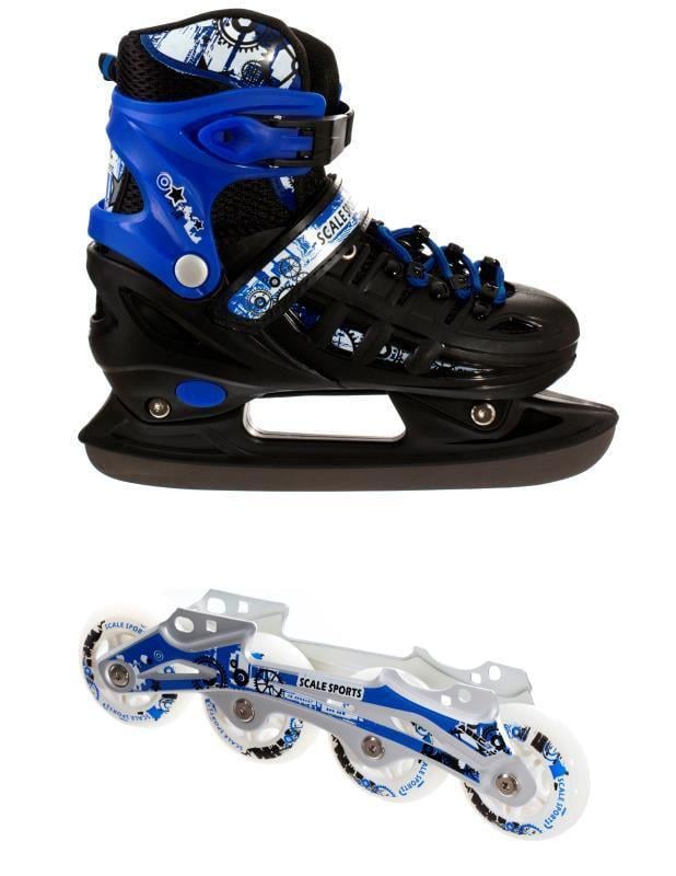 Роликовые коньки Scale Sport 2в1 р. 34-37 Blue (614500120-M)