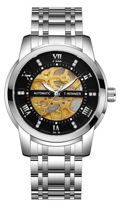 Наручний годинник Forsining 8241 Silver/Black Наручний годинник Forsining 8241 Silver/Black