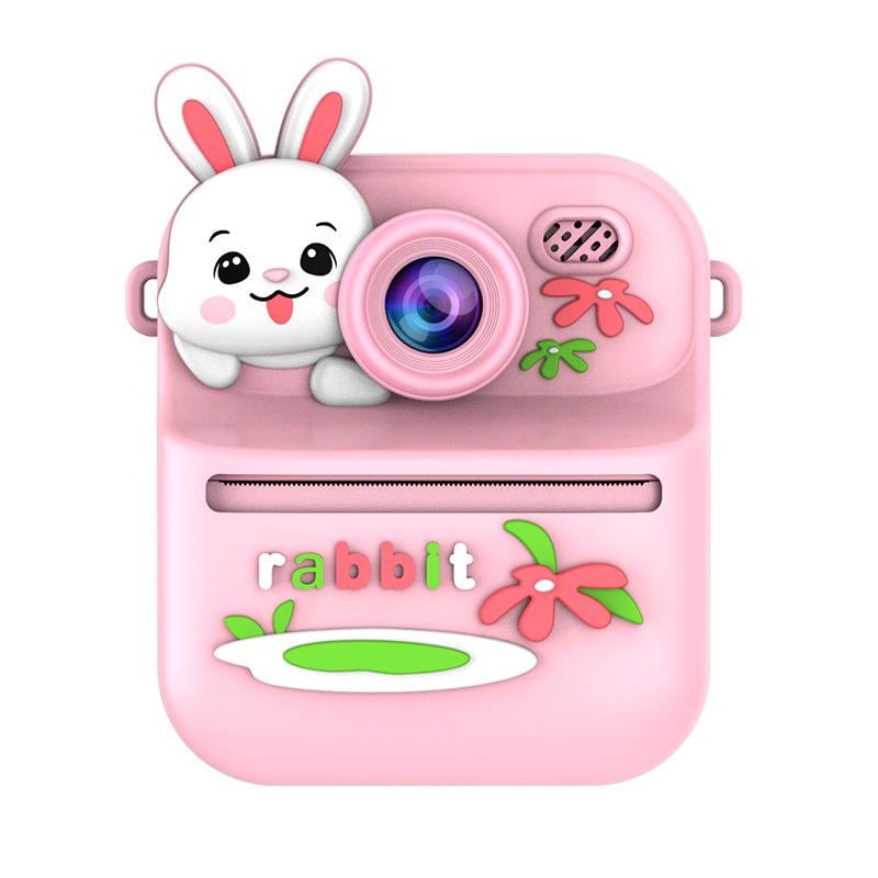 Фотоапарат дитячий S11 Rabbit з миттєвим друком Pink (31152901)