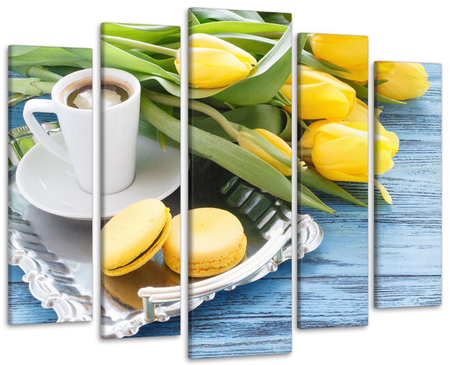 Картина модульная Цветы Завтрак 110х160 см (Art-334_5)