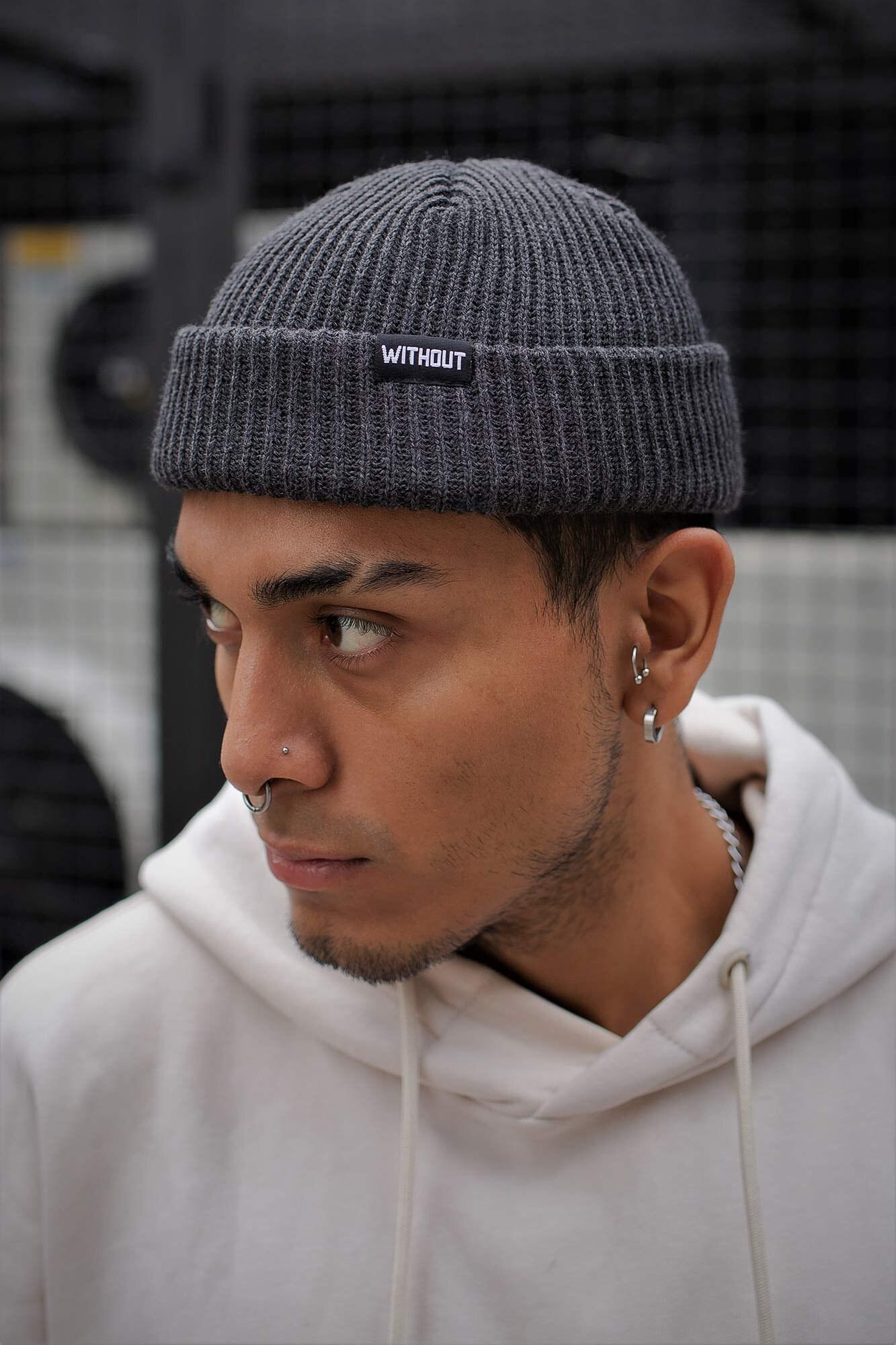 Шапка-бини Without Leon 21 man Темно-серый (8048241)