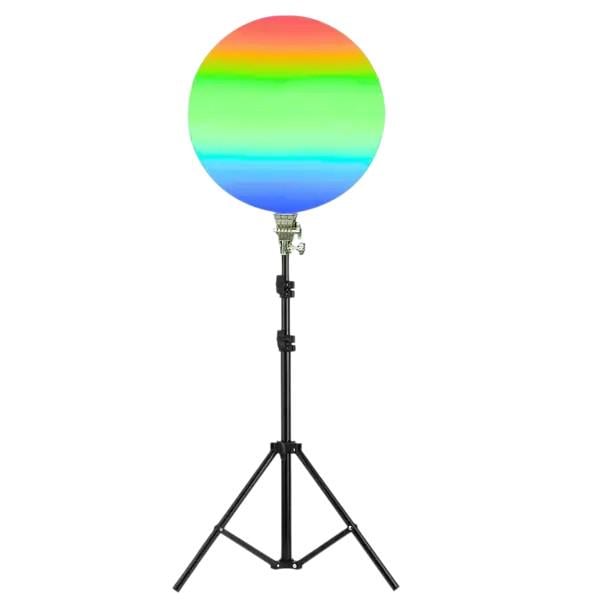 Круглая светодиодная RGB LED лампа с пультом управления для фото и видеосъемки 45 см (GS-450)