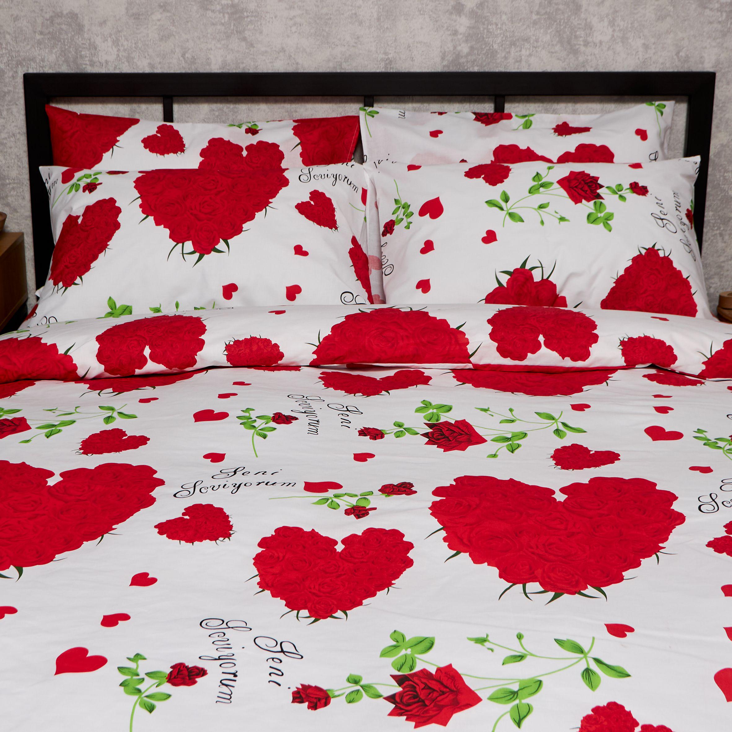 Набор наволочек Moon&Star Gold Люкс Scarlet Romance бязь 50х50 м/2 шт. (MS-840001454)