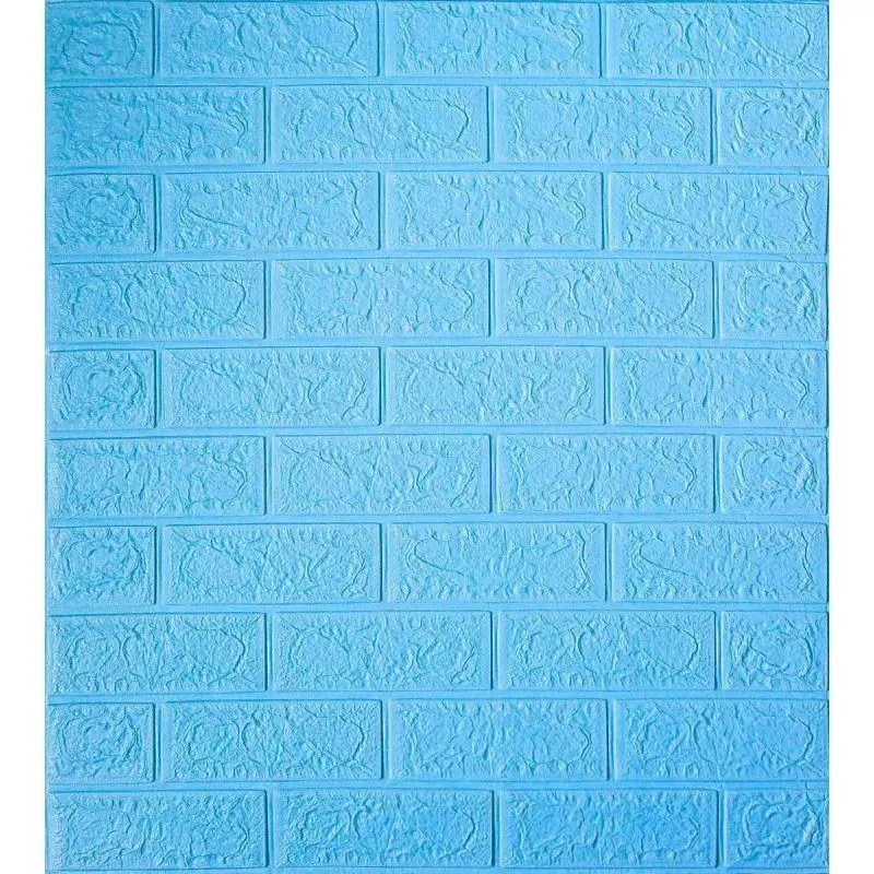 3D-панель декоративна самоклеюча під цеглу 700x770x3 мм Бірюза (BN3-025) - фото 3