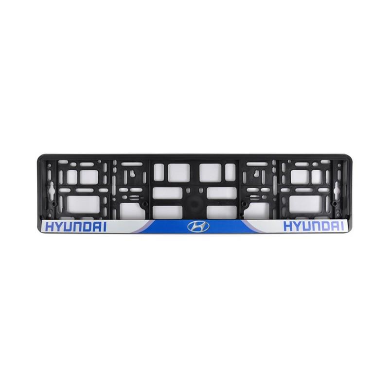 Рамка номерного знака CarLife для Hyundai Черный (NH101)
