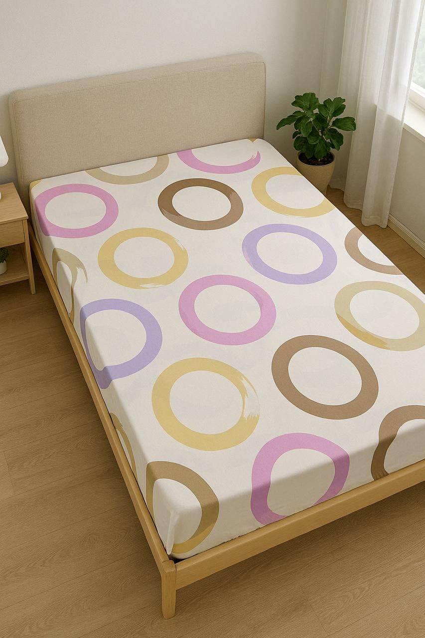 Простынь на резинке Rings из ранфорса 180х200 см (R-1504r/x180) Простынь на резинке Rings из ранфорса 180х200 см (R-1504r/x180)