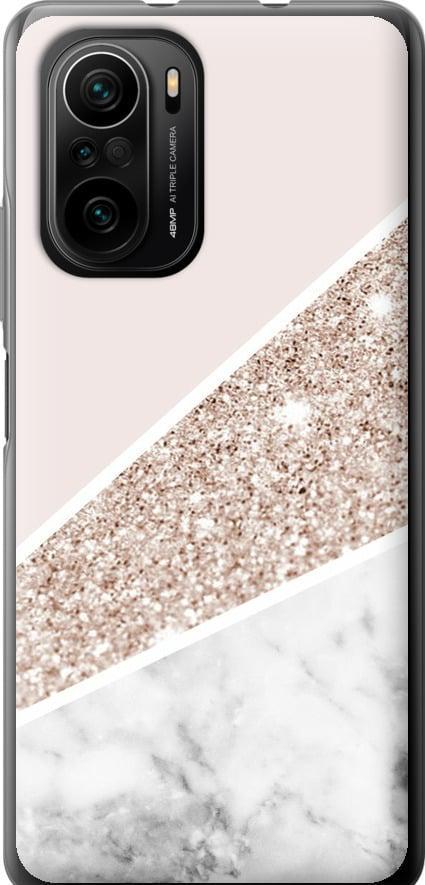 Чехол на Xiaomi Poco F3 Пастельный мрамор (4342u-2280-42517)