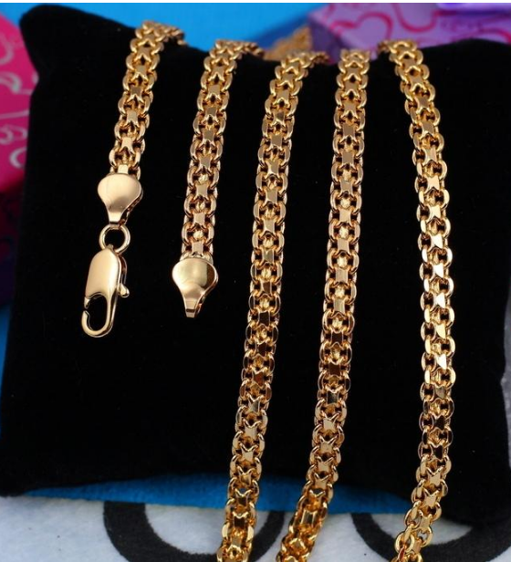 Цепь Xuping Jewelry бисмарк 50 см 5 мм Золотистый (27776145)