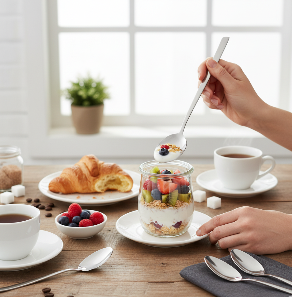 Набор столовых ложек Swell из нержавеющей стали 6шт. - фото 3 Набор столовых ложек Swell из нержавеющей стали 6шт. - фото 3