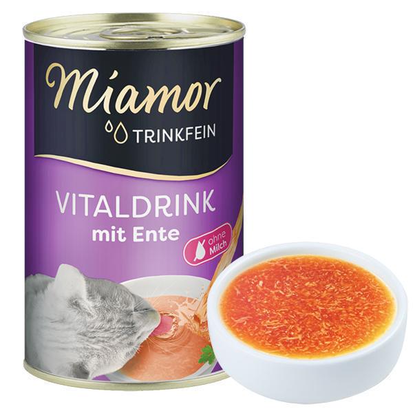 Бульон-напиток для котов Miamor Vitaldrink mit Ente Утка 135 мл (74363)