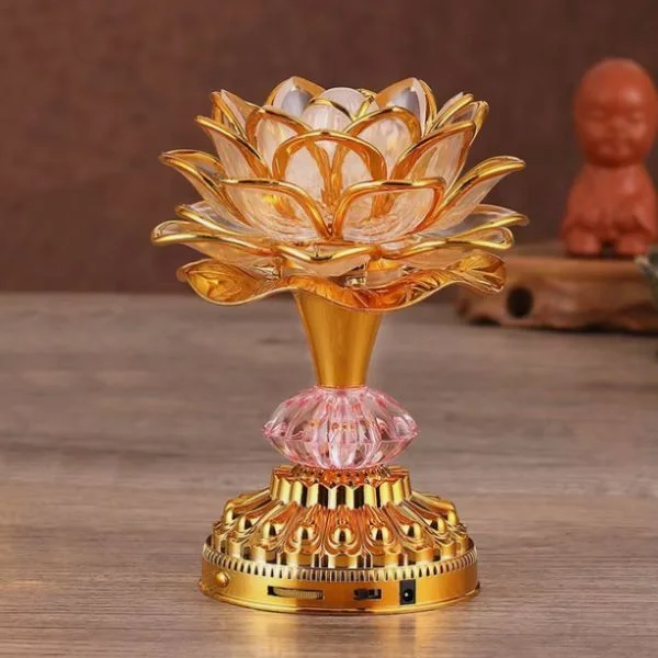 LED-світильник Квітка лотоса 7 кольорів підсвічування (C01418) - фото 5 LED-світильник Квітка лотоса 7 кольорів підсвічування (C01418) - фото 5