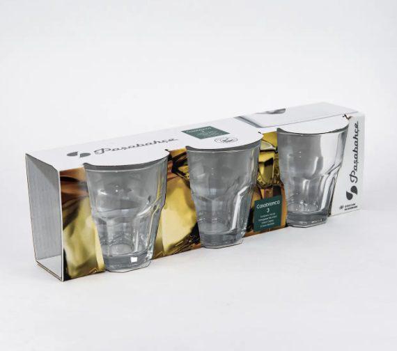 Склянки для віскі Pasabahce Casablanca 355 мл 3 шт. (52704-3) - фото 3 Склянки для віскі Pasabahce Casablanca 355 мл 3 шт. (52704-3) - фото 3