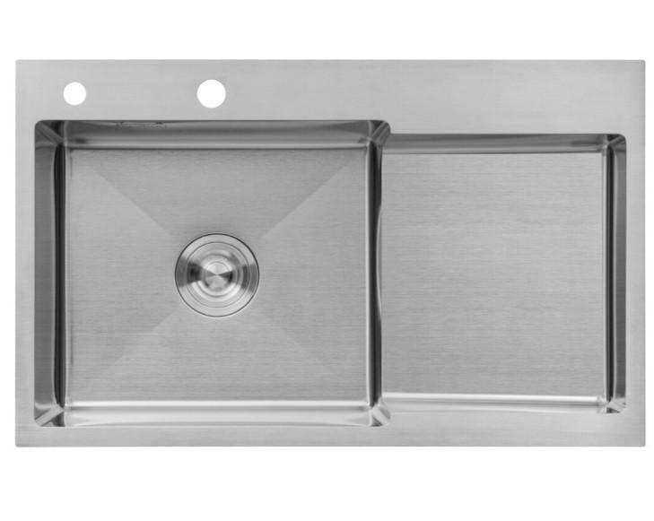 Мойка для кухни Kroner KRP Geburstet 7848LHM 3,0/1,0 мм (CV030021)