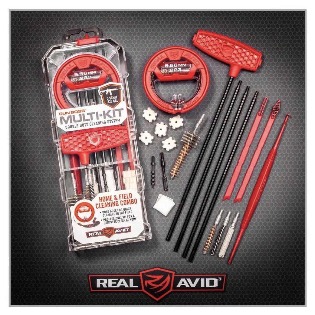 Набір для чищення зброї Real Avid Gun Boss Multi-Kit .223CAL/5.56 мм (AVGBMK223) - фото 2 Набір для чищення зброї Real Avid Gun Boss Multi-Kit .223CAL/5.56 мм (AVGBMK223) - фото 2