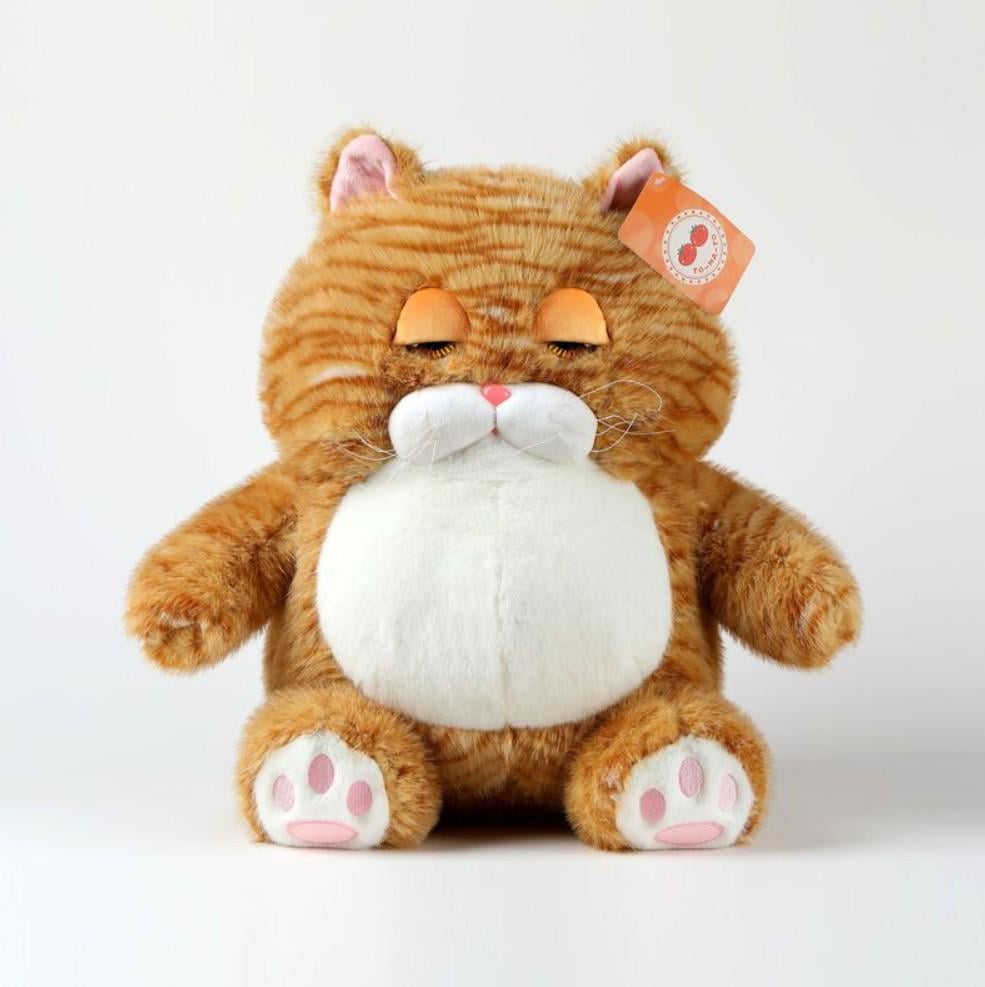 Мягкая игрушка детская Кот Гарфилд из искусственного меха 40 см Рыжий (33554280)