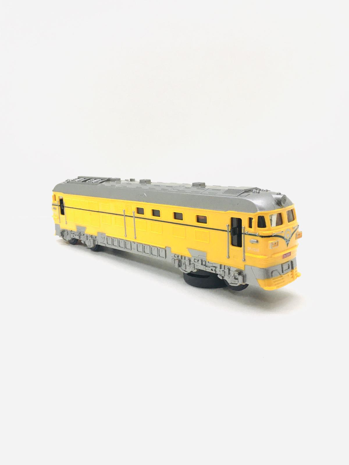 Поезд музыкальный TK Group Локомотивчик украинское озвучивание песни Вид 4 Желтый (10244)