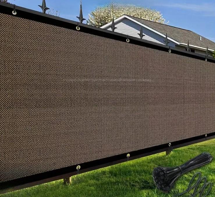 Сетка затеняющая Growtex с люверсами 95% 1,5х10 м Коричневый