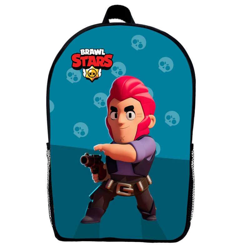Школьный рюкзак детский Brawl Stars 07 с принтом Бравл Старс Кольт 29х21х9 см 5 л Черный (2207687757)