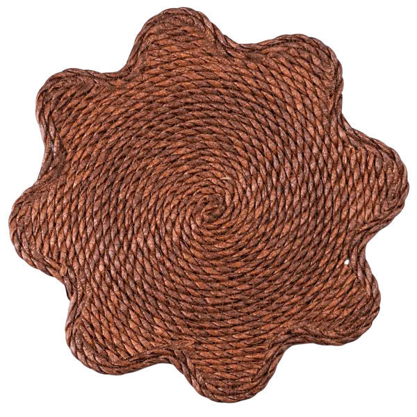 Коврик для сервировки стола Rattan 38 см Коричневый