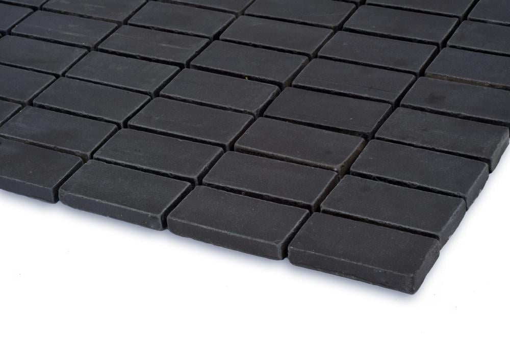 Мозаика керамогранитная Kotto Ceramica MI7 23460106C 300x300x7 мм/прямоугольник 23x46 мм Nero