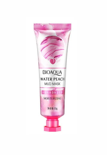 Маска для лица очищающая Bioaqua Water Peach Mud Mask с персиком 50 г