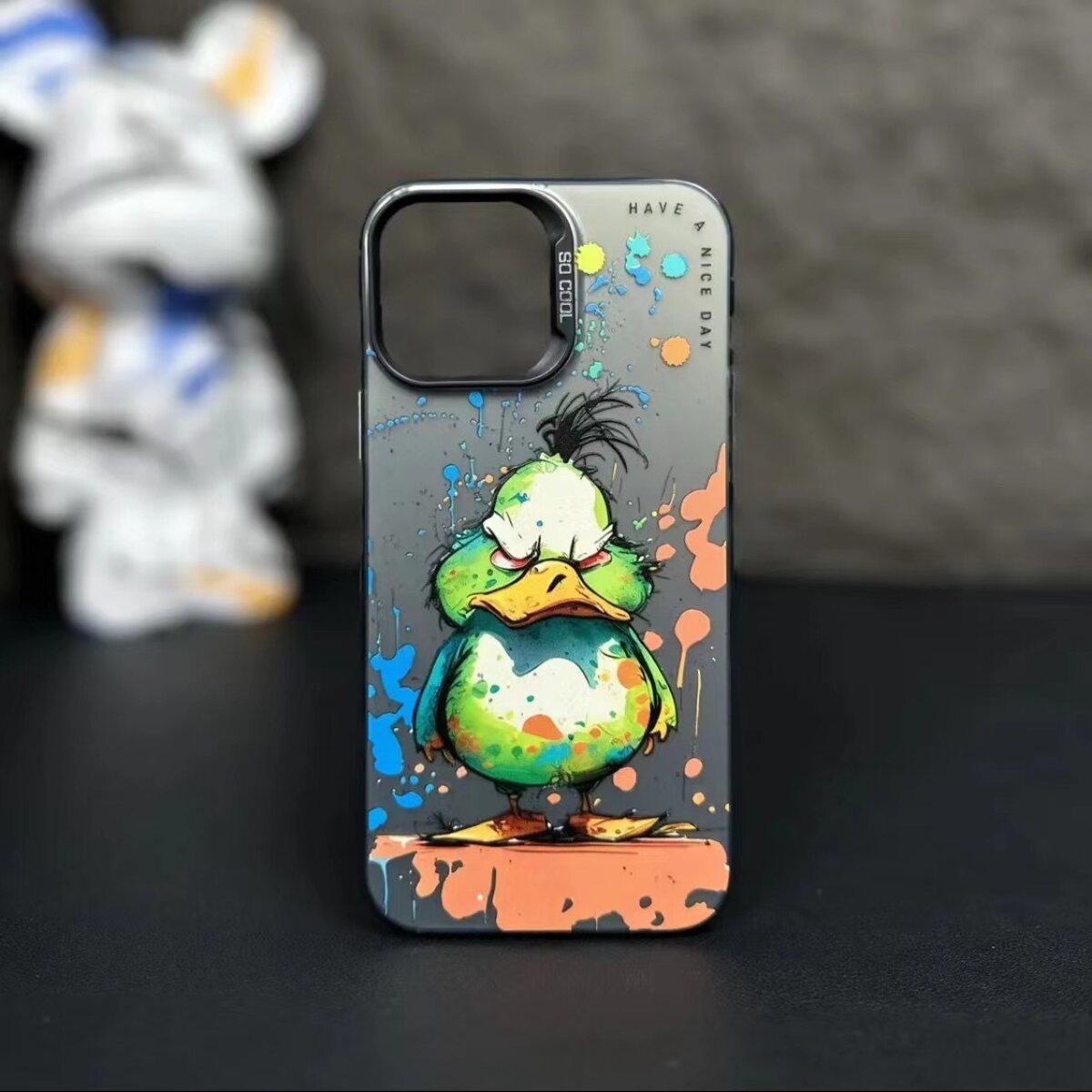 Противоударный чехол для Apple iPhone 15 Pro Max So Cool Print / Duck