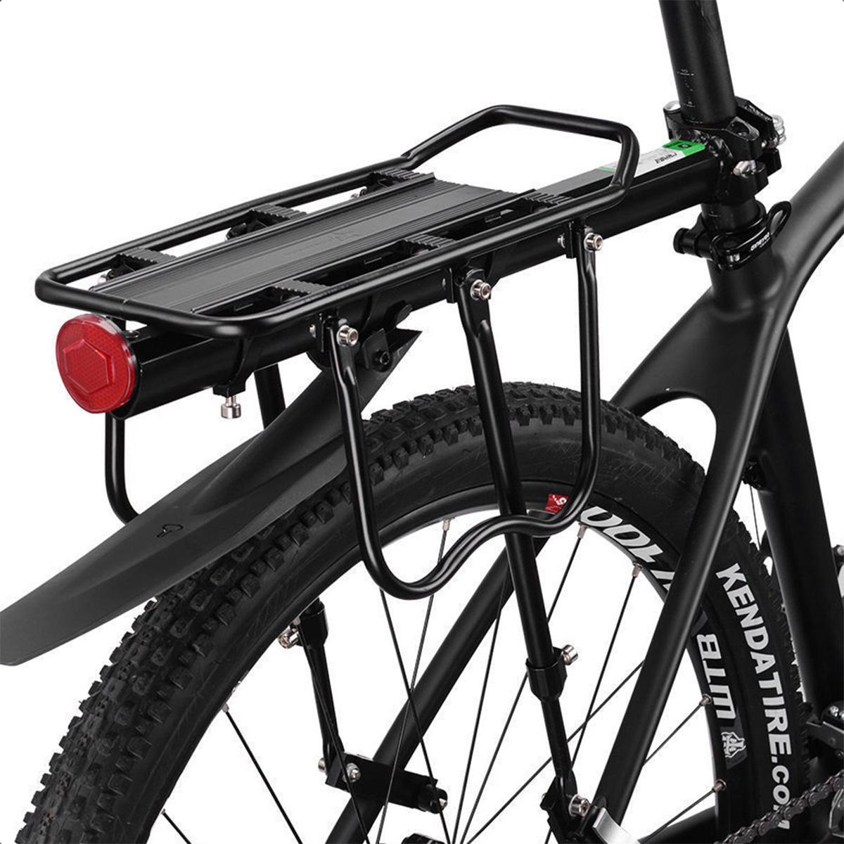 Багажник з крилом на велосипед Rockbros HJ1008 Чорний (RB-HJ1008-4020) - фото 4