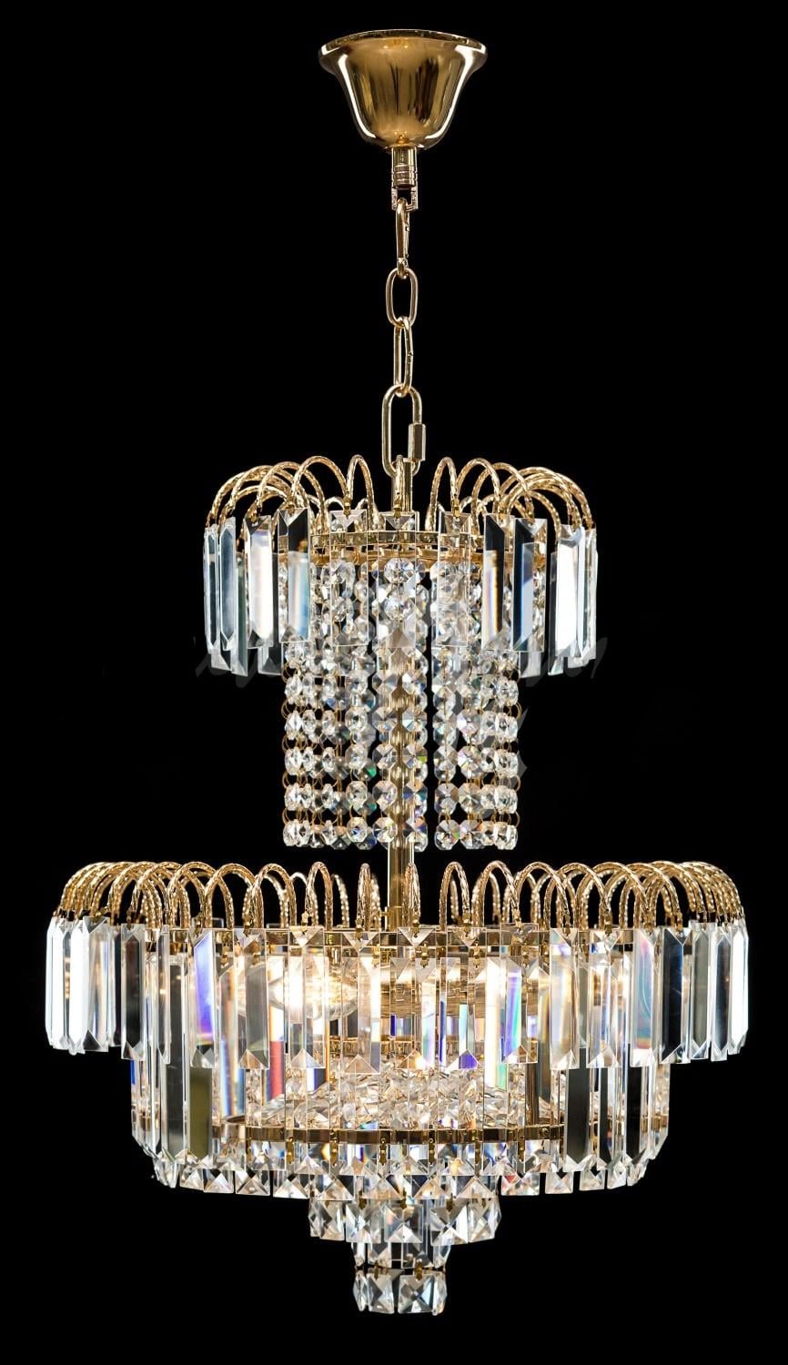 Хрустальная люстра 6752/3 FG Белый/Золото (AN000464)