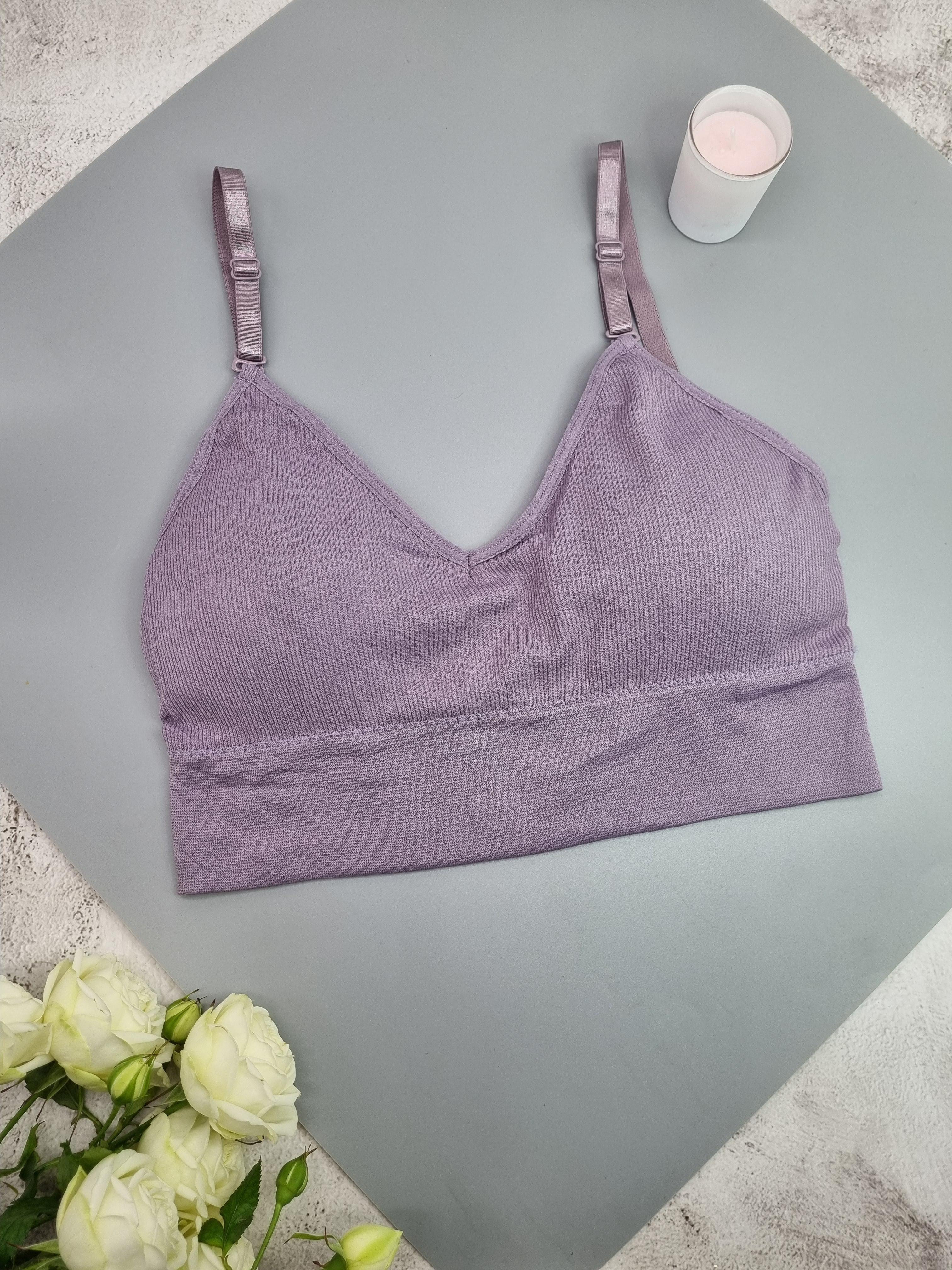 Топ женский в рубчике 42-44 Сиреневый (Т169-3) - фото 3