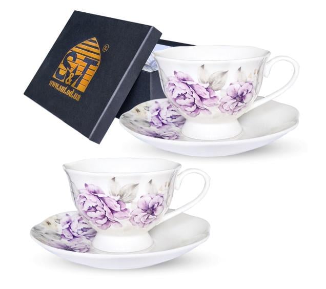 Сервиз чайный S&T Sawyer Rose 4 эл. Белый с цветами (1993-02) Сервиз чайный S&T Sawyer Rose 4 эл. Белый с цветами (1993-02)