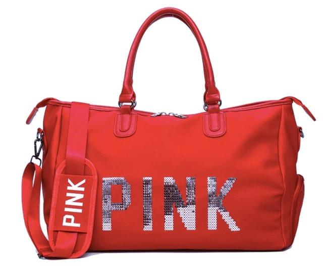 Сумка женская SmartUs Pink спортивная вместительная Красный (V3396)