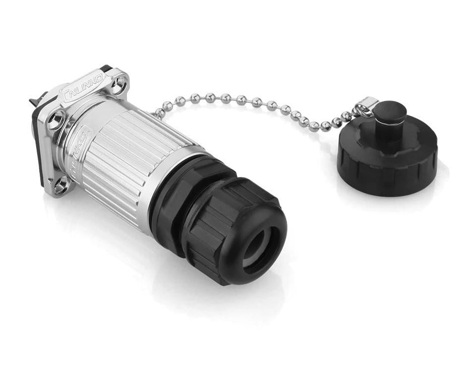 Разъем герметичный CNLINKO 4 pin YW-20-C04PE-03-001 IP67 штекер (2667603176) - фото 2 Разъем герметичный CNLINKO 4 pin YW-20-C04PE-03-001 IP67 штекер (2667603176) - фото 2