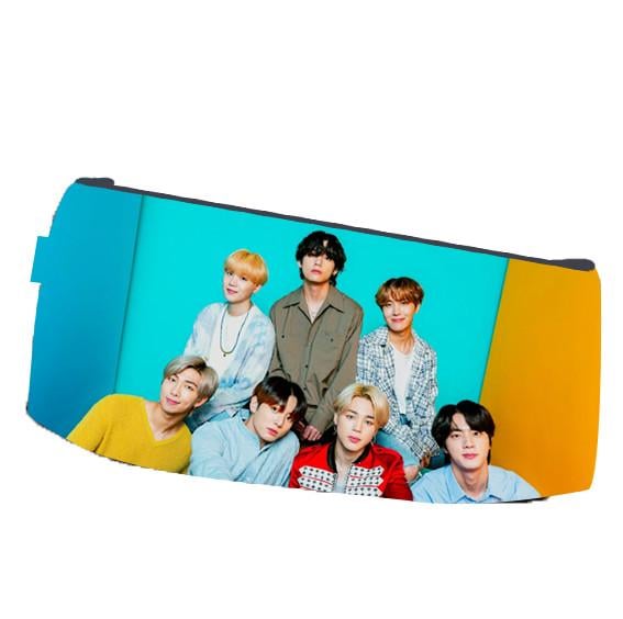 Пенал шкільний BTS Бтс Bangtan Boys двосторонній 22х11 см (pn_0150)